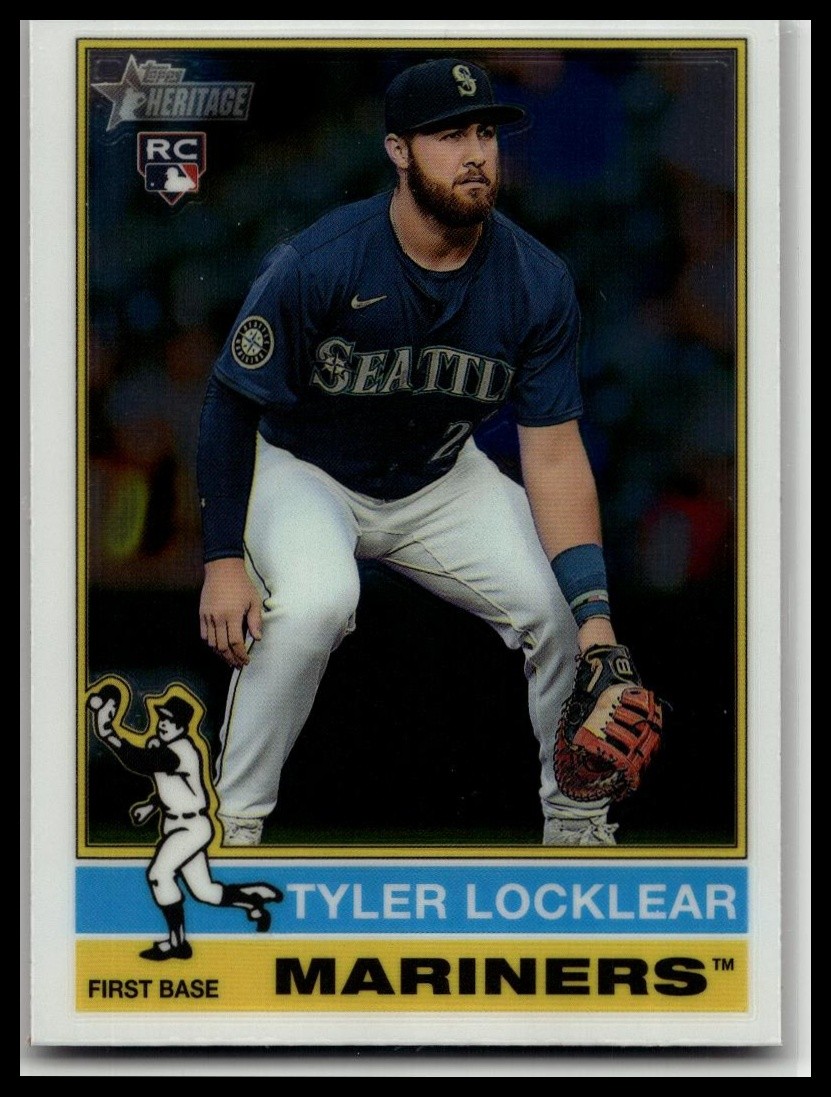 2025 Topps Heritage #447 Tyler Locklear Chrome