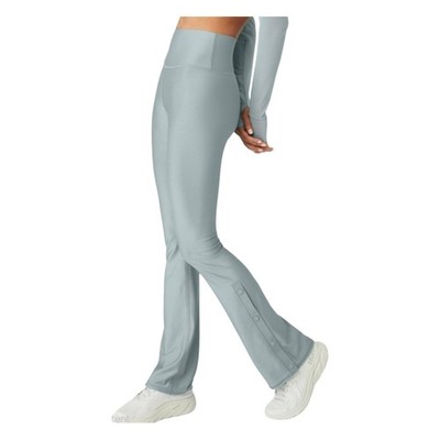 Alo Yoga Airlift Game Changer High Waist Flare Leggings Cosmic Grey W51248R L