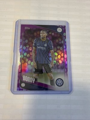 2026 Uefa Champion League Ange-yoan Bonny Purple Easter Egg Foil #116