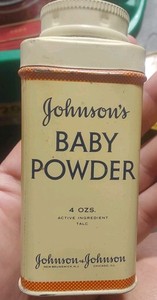 Vintage Johnson’s Baby Powder Tin 4 oz Unused Johnson & Johnson Metal Can USA
