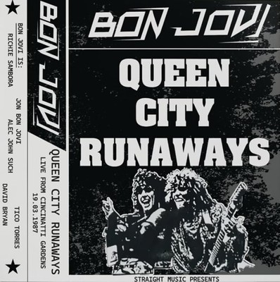 BON JOVI QUEEN CITY RUNAWAYS LIVE FROM CINCINNATI GARDENS 1987 From Japan CD