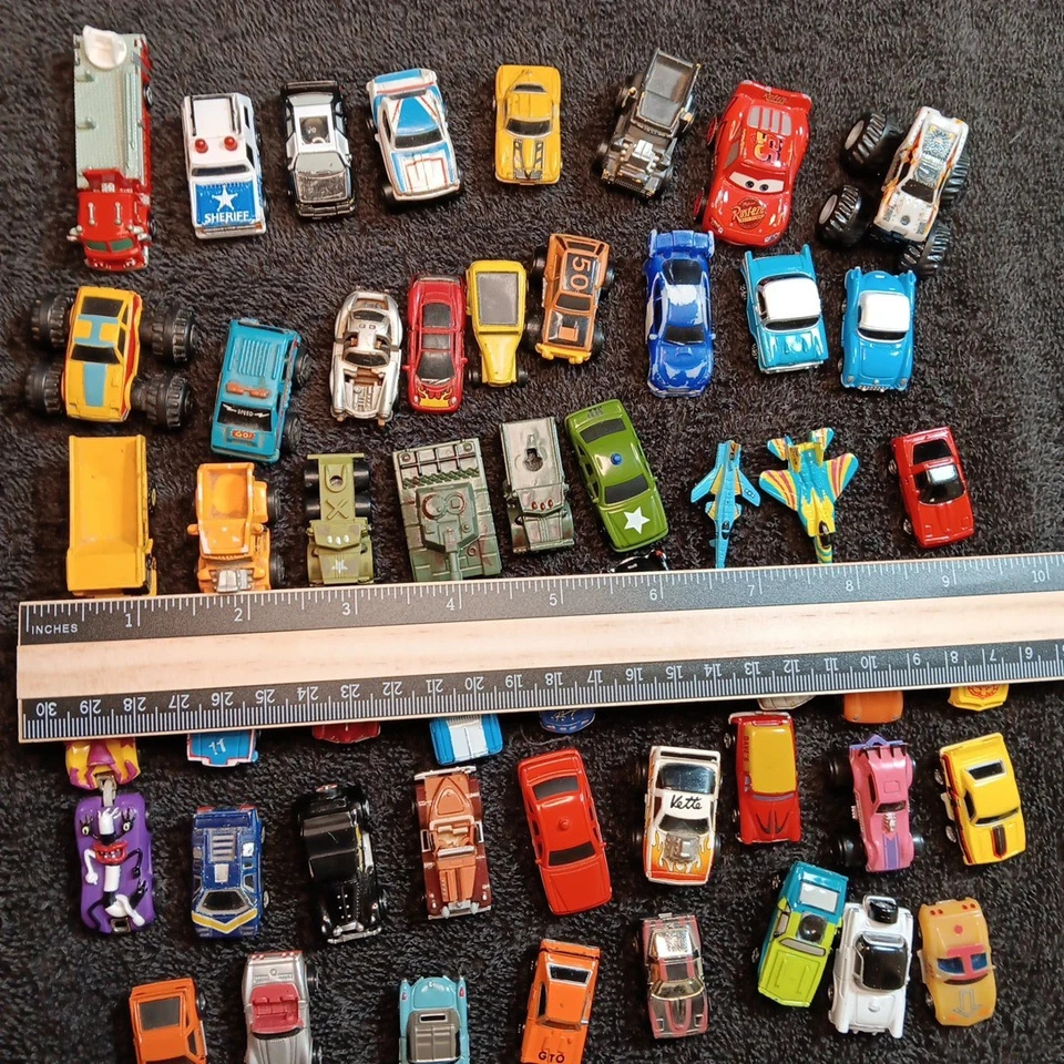 52 Micro Machines And Other Mini Car Lot Several Vintage Galoob Complete List  - Image 3 of 4