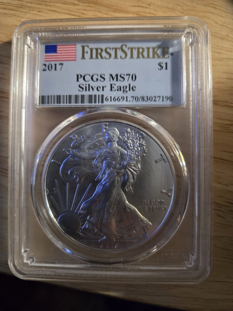 American Eagle MS 70 Graded 2017 Silver Bullion Coins for sale | eBay