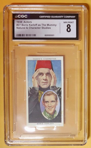 1938 Actors Natural And Characters Boris Karloff In The Mummy CGC 8