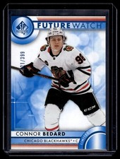 2023-24 Blue Limited Future Watch Connor Bedard RC 321/399 (JulBar)