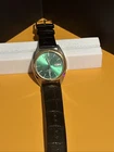 Seiko 5 Vintage 10 Bar Resist Sports Watch - Date / Time Green / Gold Face!!!