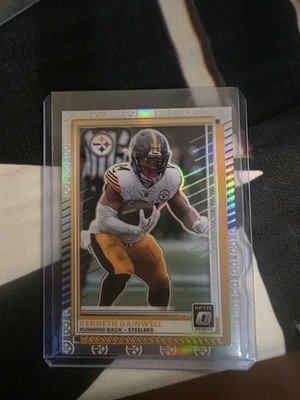 2025 Panini Donruss Optic  Kenneth Gainwell 05/32 Steelers Logo Prizm SSP #97
