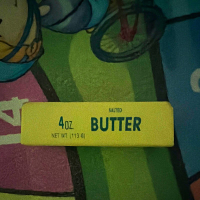 Spielzeug Butterstück / Gag-Artikel  Salted Butter  4 oz (NET WT 113 g)
