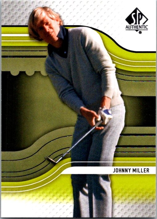 2012 SP Authentic #7 Johnny Miller