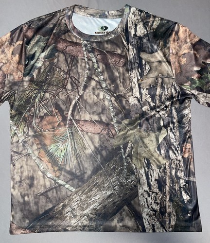 Mossy Oak Camo Shirt Mens XL Short Sleeve Realtree Hunting