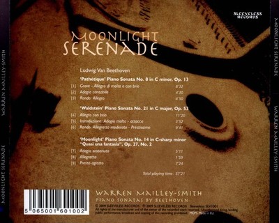 MOONLIGHT SERENADE: PIANO SONATAS BY BEETHOVEN NEW CD