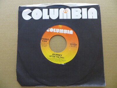Journey   After The Fall / Only Solutions - 1983 Columbia 38-04004 7'' Single VG+