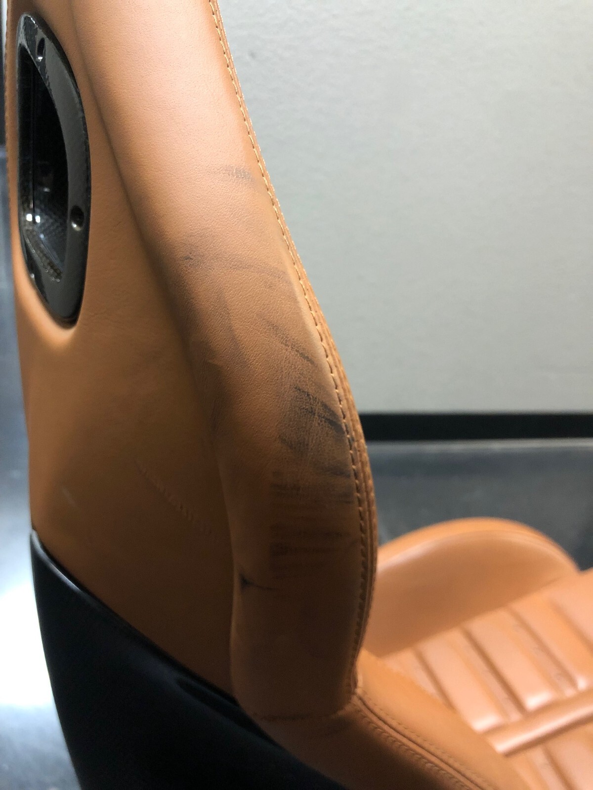Ferrari 599 GTB, LH, Carbon Fiber Seat, Full Electric, Cuoio, Used, P/N 694536