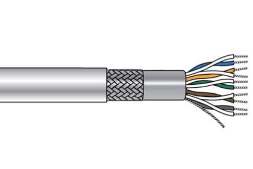 Alpha Wire 6222C - 2Pr 24AWG Shielded Communication Cable - 1000Ft Spool - w209 - Picture 7 of 11