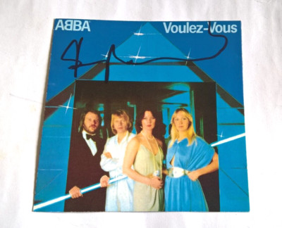 Benny Andersson Signed Abba Voulez-Vous CD Album Cover