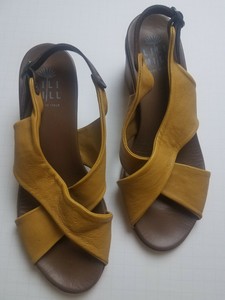 womens mustard yellow sandals