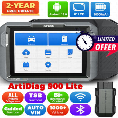2025 TOPDON ArtiDiag900 Lite OBD2 Scanner Full System Diagnostic Scan Tool