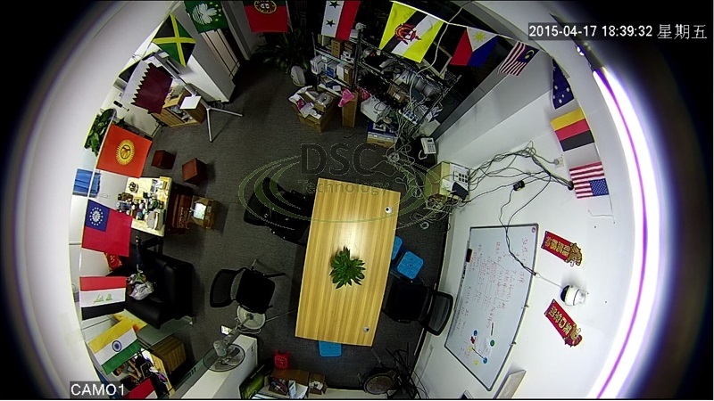 Telecamera Wireless Da 2MP Telecamera Panoramica A 360 Gradi Fisheye