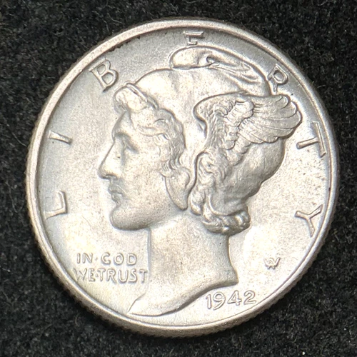 1942 10C Mercury Dime #2