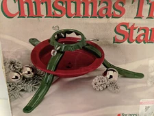 vintage Christmas Tree Stand Model #5119 National Metal Industries Made in USA