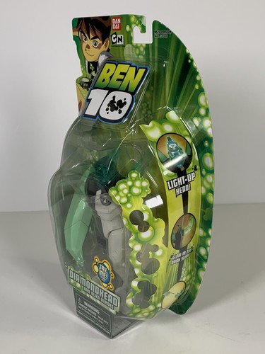 Bandai Ben 10 Diamondhead 2006 - ADN Alien Heroes - Iluminado - CN - Nuevo sellado - Imagen 4 de 8