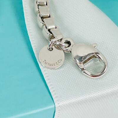 6.75” Extra Small Tiffany & Co Venetian Box Link Bracelet in