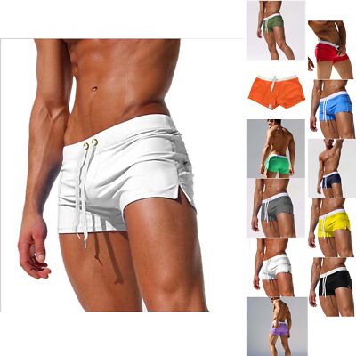 Herren Badeshorts Herren Jungen Badehose Strand Bademode Hawaii Sport Short