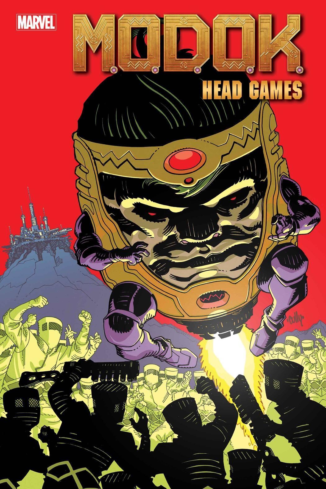 M.o.d.o.k.: Head Games by Patton Oswalt, Like New Book