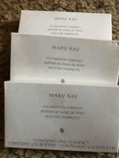 Set of 3 Mary Kay Foundation Compacts New In Box