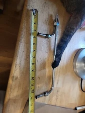 Dual Feed Fuel Line Chrome For Holley Carburetor 4150 Double Pumper Fit 3/8"Hose