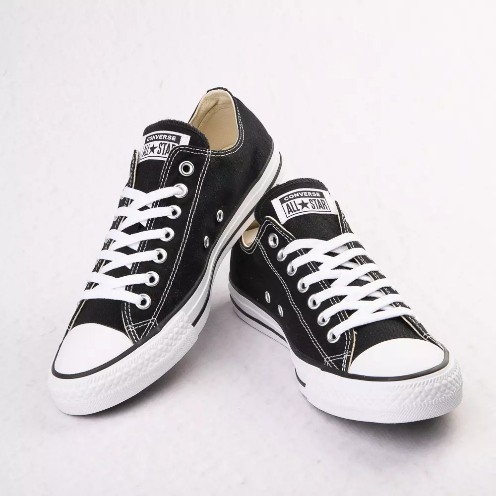 Converse chuck taylor all star black 2025 low top shoes