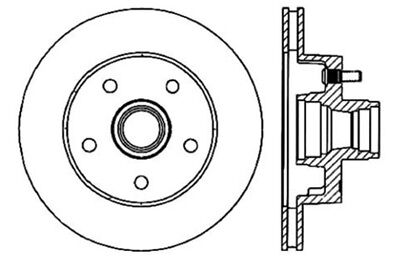 Centric Parts 121.44004 C-Tek Standard Brake Rotor 