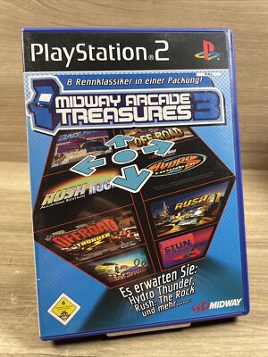Sony PS2 Spiel   Midway Arcade Treasures 3   Playstation #B8