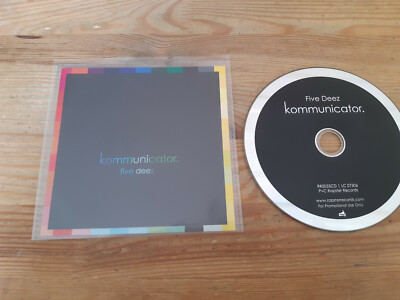 CD Hiphop Five Deez - Kommunicator (11 Song) Promo RAPSTER REC