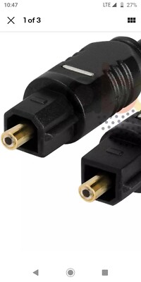 12 FT Digital Fiber Optical Optic Audio SPDIF MD DVD TosLink Cable Lead Cord