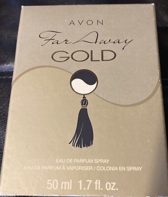 AVON FAR AWAY GOLD SPRAY 1.7 OZ. 50  ml Eau De Parfum Perfume NEW