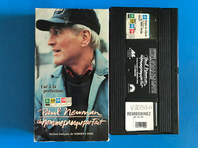 Un homme presque parfait / Nobody's fool   VHS tape & sleeve RENTAL  FRENCH