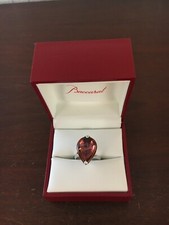 1 bague rose psydélic en cristal de Baccarat Taille 53