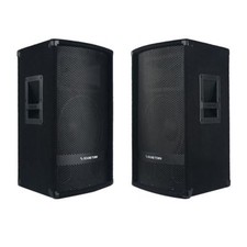 Sound Town 12" 1200W 2-Way Full-range DJ PA Passive Loud Speakers METIS-112-PAIR