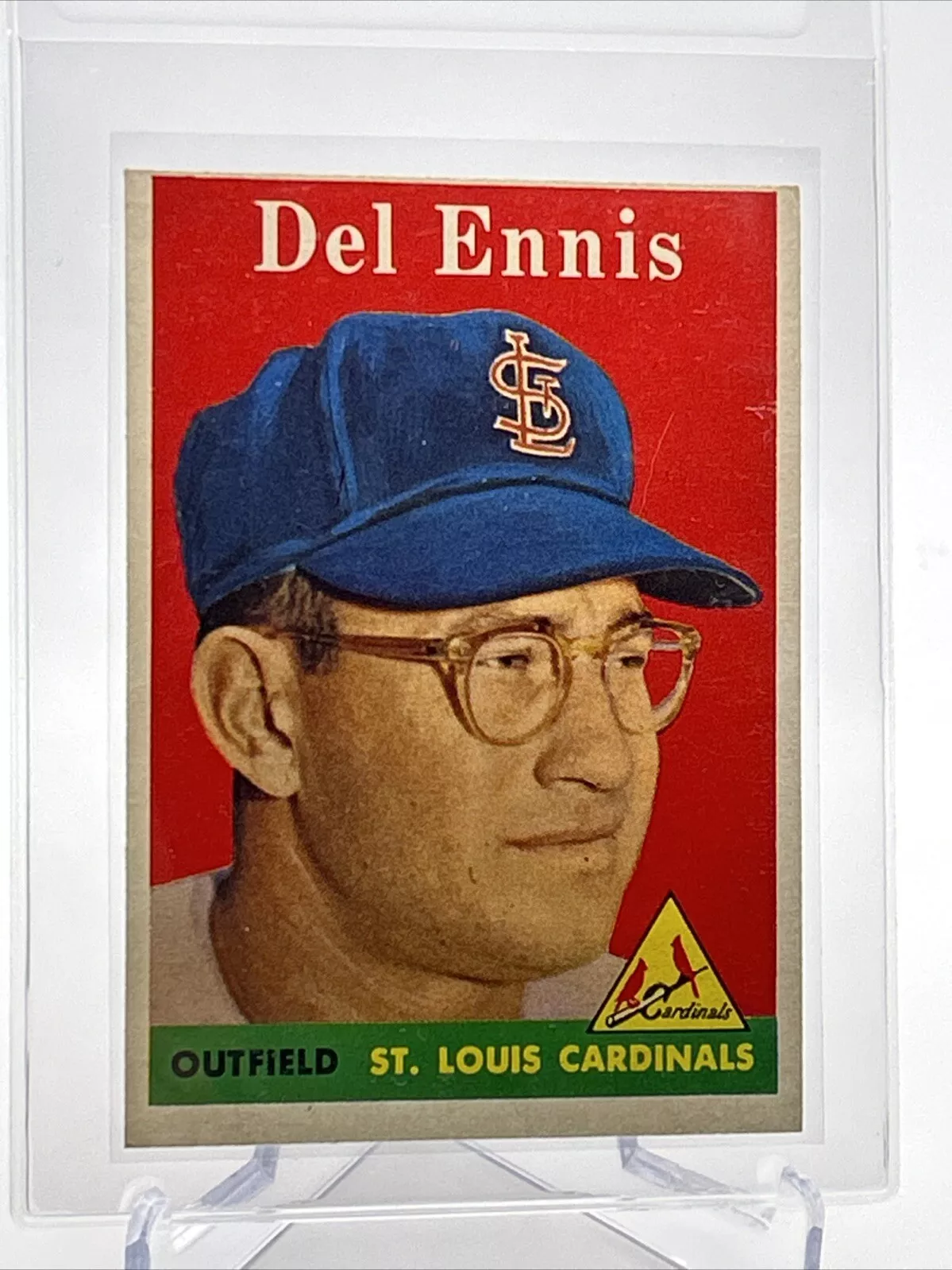Del Ennis trading card