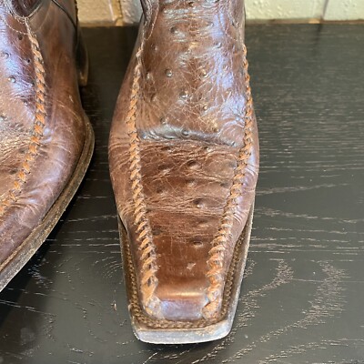 Botas 8 Segundo Leather Western Cowboy Boots US Size 9.5 | eBay display picture 1