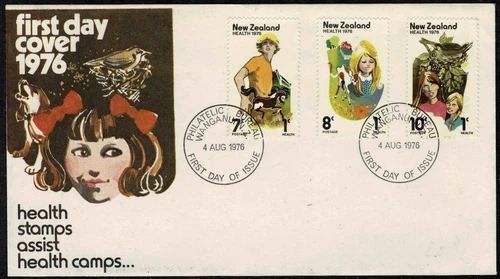 New Zealand 1981 Health Stamps - Children With Animals - Mint
