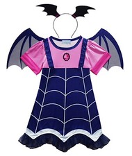 Simil Vampirina Dress Cosplay Child Costume Little Vampire VAMPG01 US