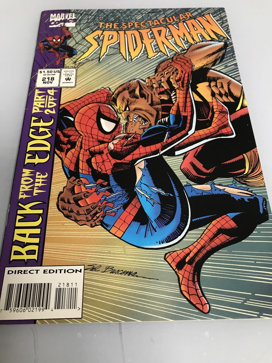 SPECTACULAR SPIDER-MAN #218 (8.0-8.5) THE PUMA/DAREDEVIL | eBay
