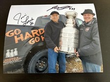 REGGIE LEACH & JAMIE LEACH  FLYERS Signed Autographed 8x10 Photo With PROOF A