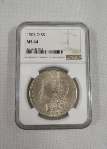 1902-O NGC Graded MS-64 Silver Morgan Dollar Uncirculated