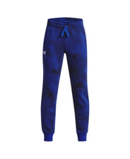 Boys 8-20 Under Armour Rival Fleece Printed Joggers, Boy's, Size: Large, Blue