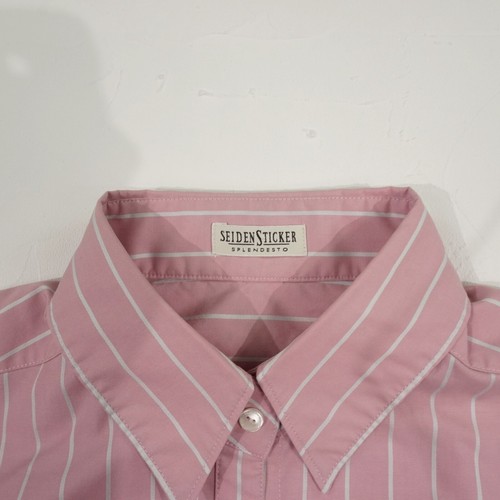 SEIDENSTICKER SPLENDESTO Damen Hemd / Bluse Gr. 42 rosa weiß Kurzarm Kentkragen - Bild 6 von 13