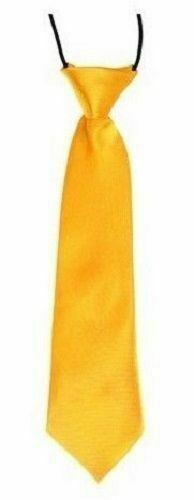 Hochwertige Kinder ELASTISCHE KRAWATTE Jungen schlicht Hochzeit klassische Schuluniform Kinder - Bild 12 von 18