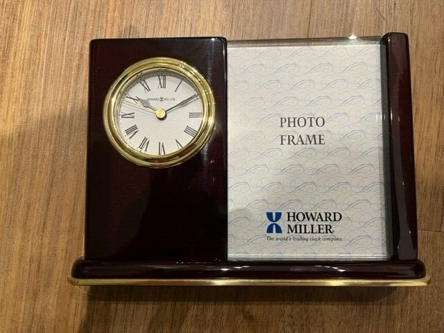 HOWARD MILLER Tabletop Clock Portrait Caddy Picture Frame 645-498 - Brand New